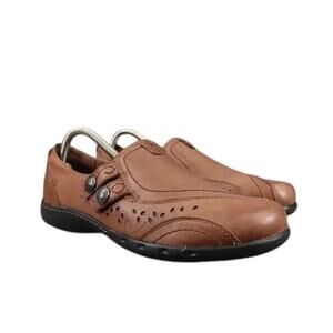 Rockport Shoes Womens 8.5 Daisey Slip On Comfort Leather Artisan Walking Classic